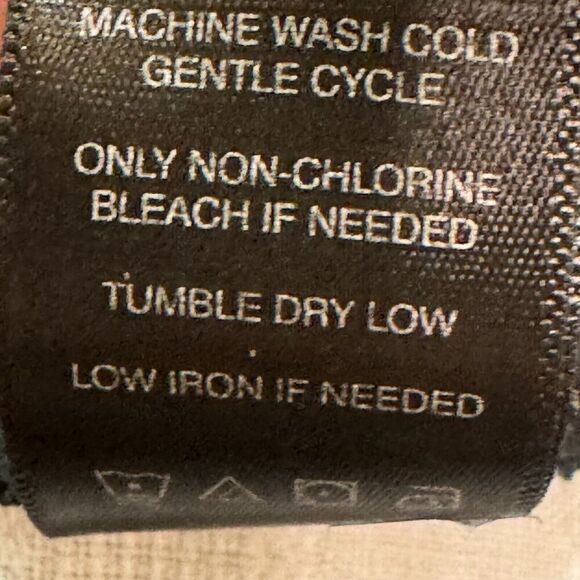 Ali Miles Womens Tunic Top Size 1X Linen Black Grey White Stripes Buttons Artsy - Picture 7 of 8